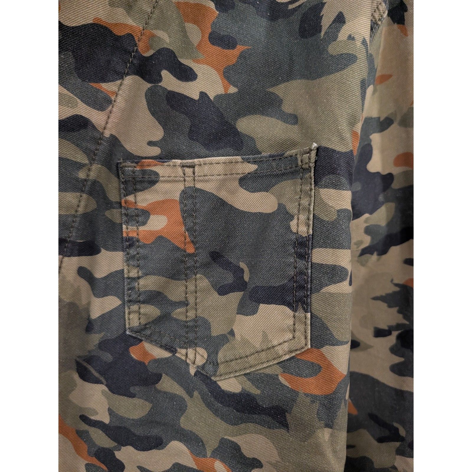 Nwt &Sons Carver Surplus Camo Chore Jacket, Men’s Size L, Stonewashed Cotton Twi — image 6 of 8